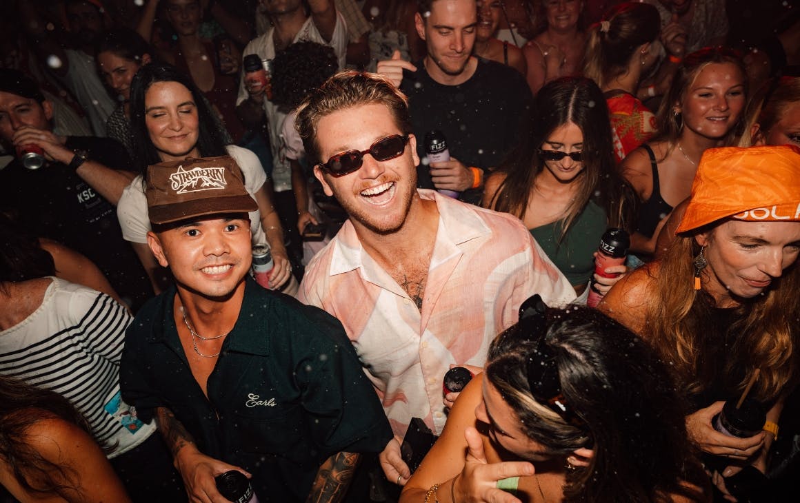 People enjoying Sydney's secret DJ Party