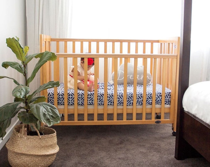 Babyhood Fold N Go Timber Cot