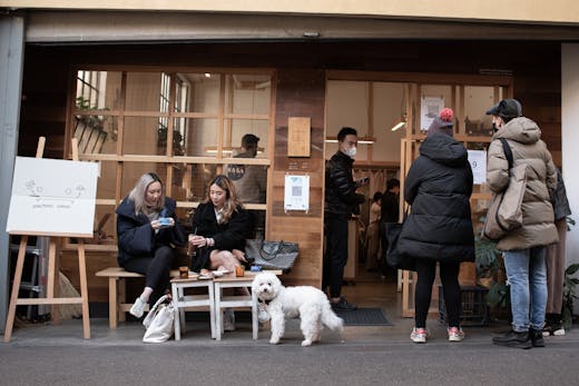 The shop front of Bakemono.