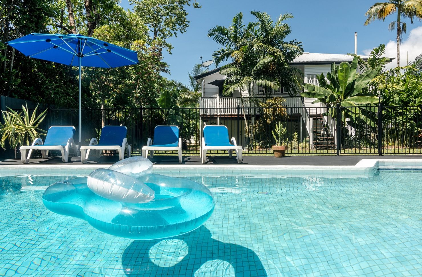 The pool at Bambora Lodge best Cairns Airbnbs