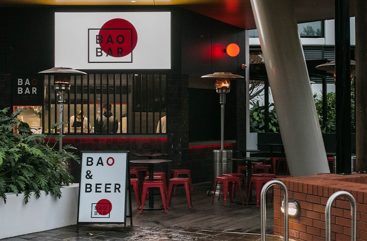 The front entrance of Bao Bar