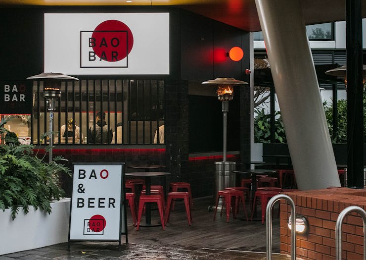 The front entrance of Bao Bar