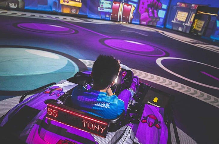 Go karting in Melbourne differently to most, BattleKart is an entirely augmented-reality racecourse.