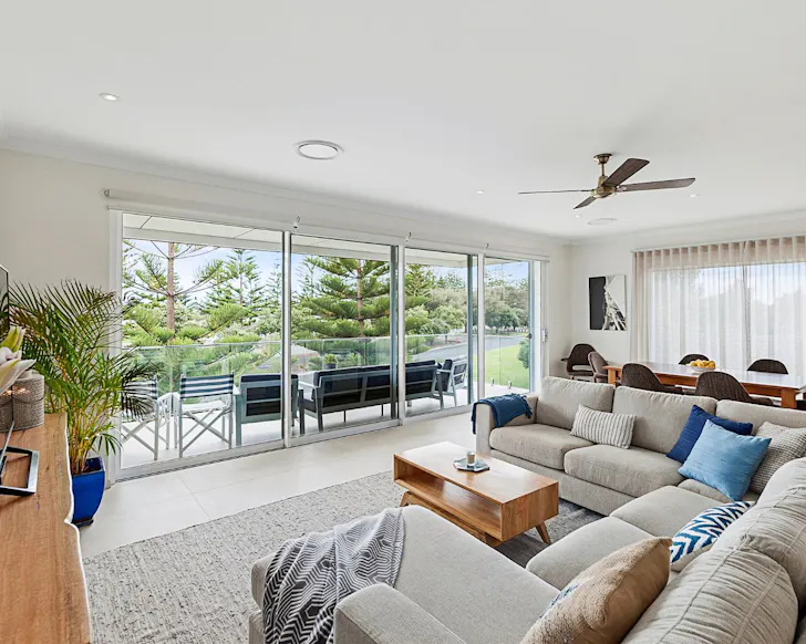 The living space at Beachside 880 best WA beach houses