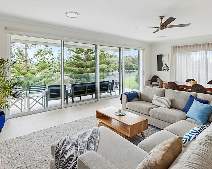 A view of the living space at Beachside 880 best Busselton Airbnbs