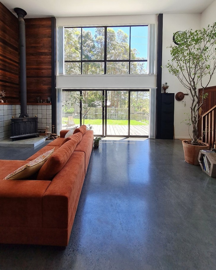 A view of the living space at Beechmont Box one of the best pet-friendly Gold Coast stays