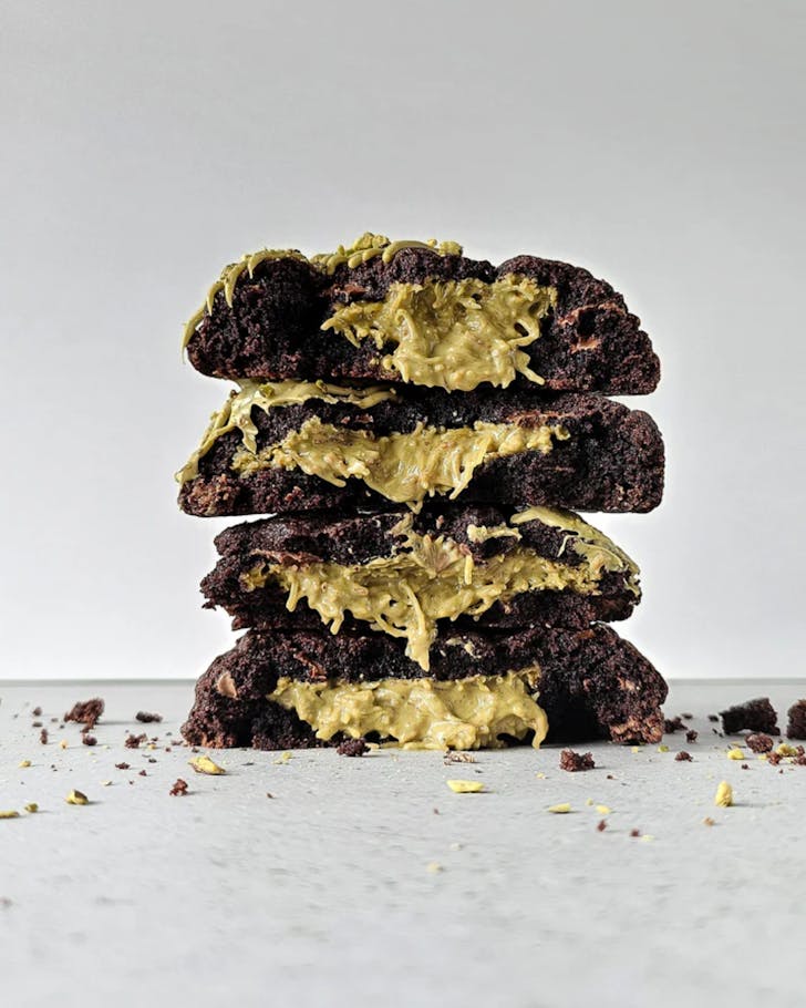 Bella Bakes' Viral Dubai Pistachio Cookies.