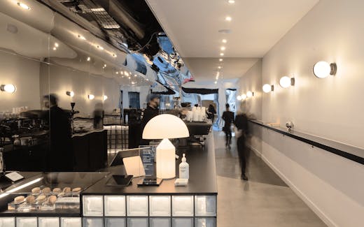 The interior of Bench Coffee Co. 