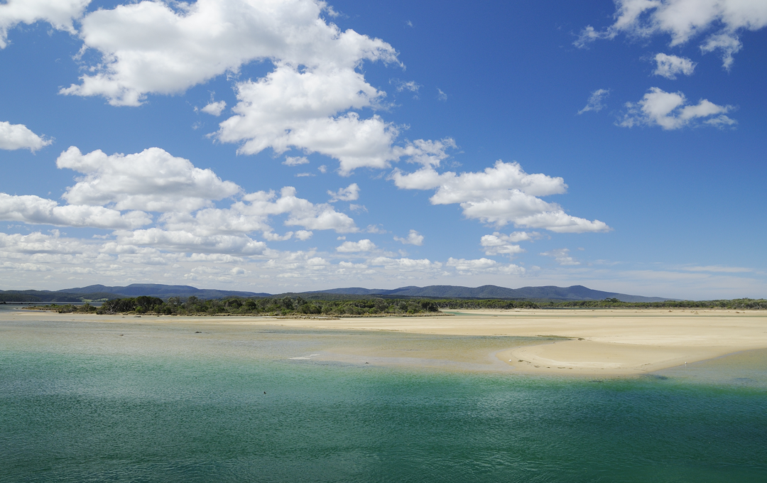 A large bay beach on a best scenic drive in Victoria. 