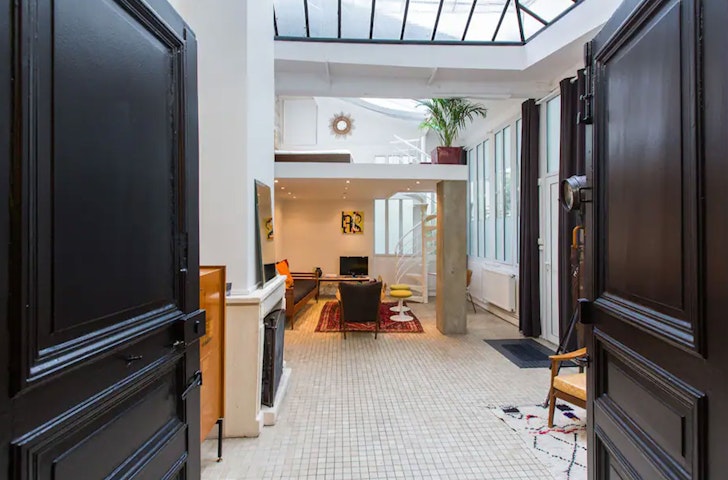 A room in Marais Artistic Workshop, one of the best Airbnbs in Paris