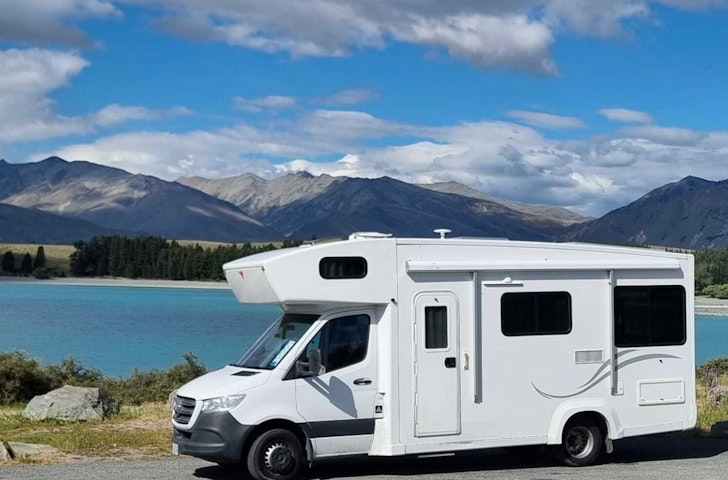 A photo of Milford The Luxury Mercedes, one of the best campervans for hire in NZ