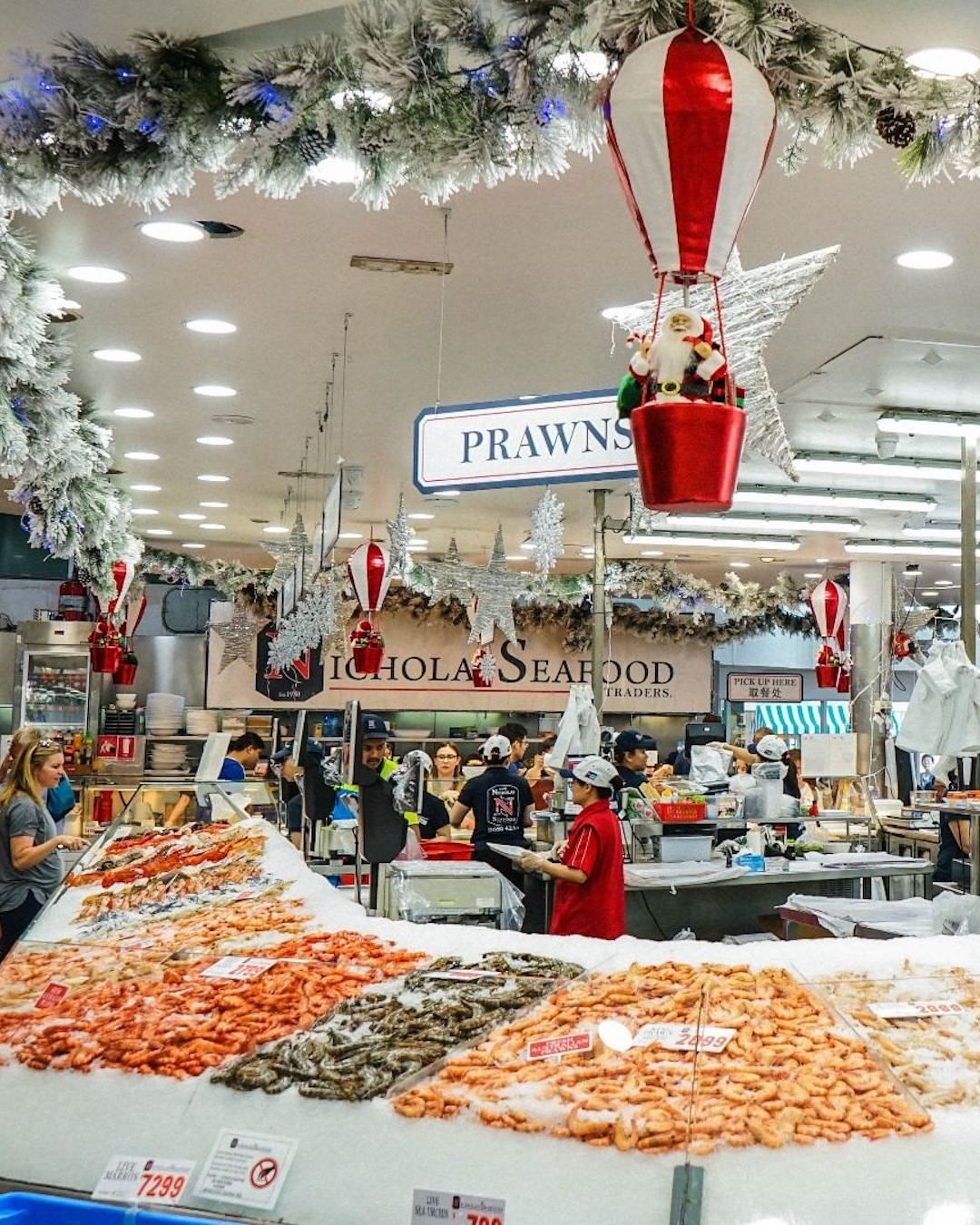 best Christmas markets Sydney fish market