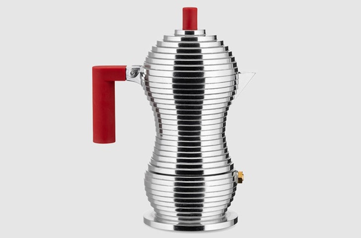 The Alessi Pulcina Espresso Coffee Maker, one of the best gifts for foodies