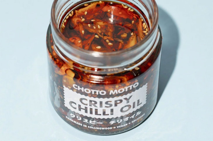 The Chotto Motto Crispy Chilli Oil, one of the best gifts for foodies