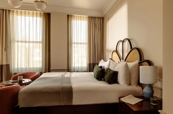 A room at The Hoxton Downtown, one of the best hotels in LA