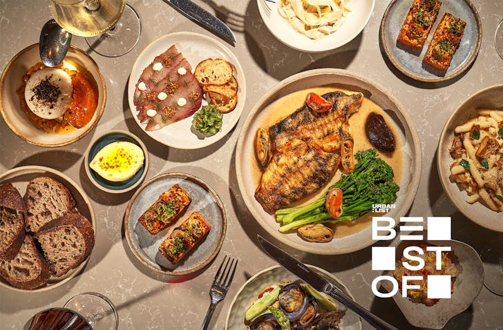 A selection of seafood dishes from Humpback
