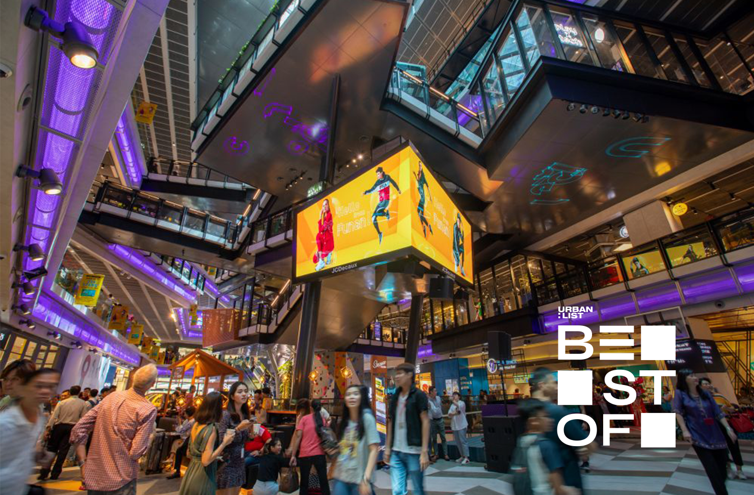 Funan shopping mall in Singapore