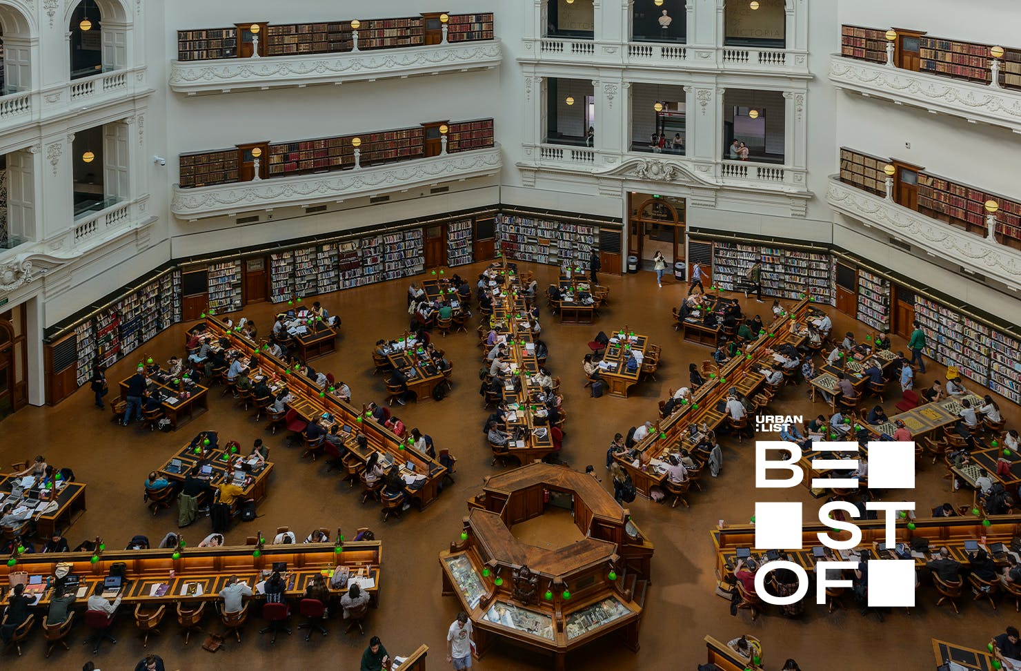 Free and cheap things to do in Melbourne, like visit the State Library of Victoria.