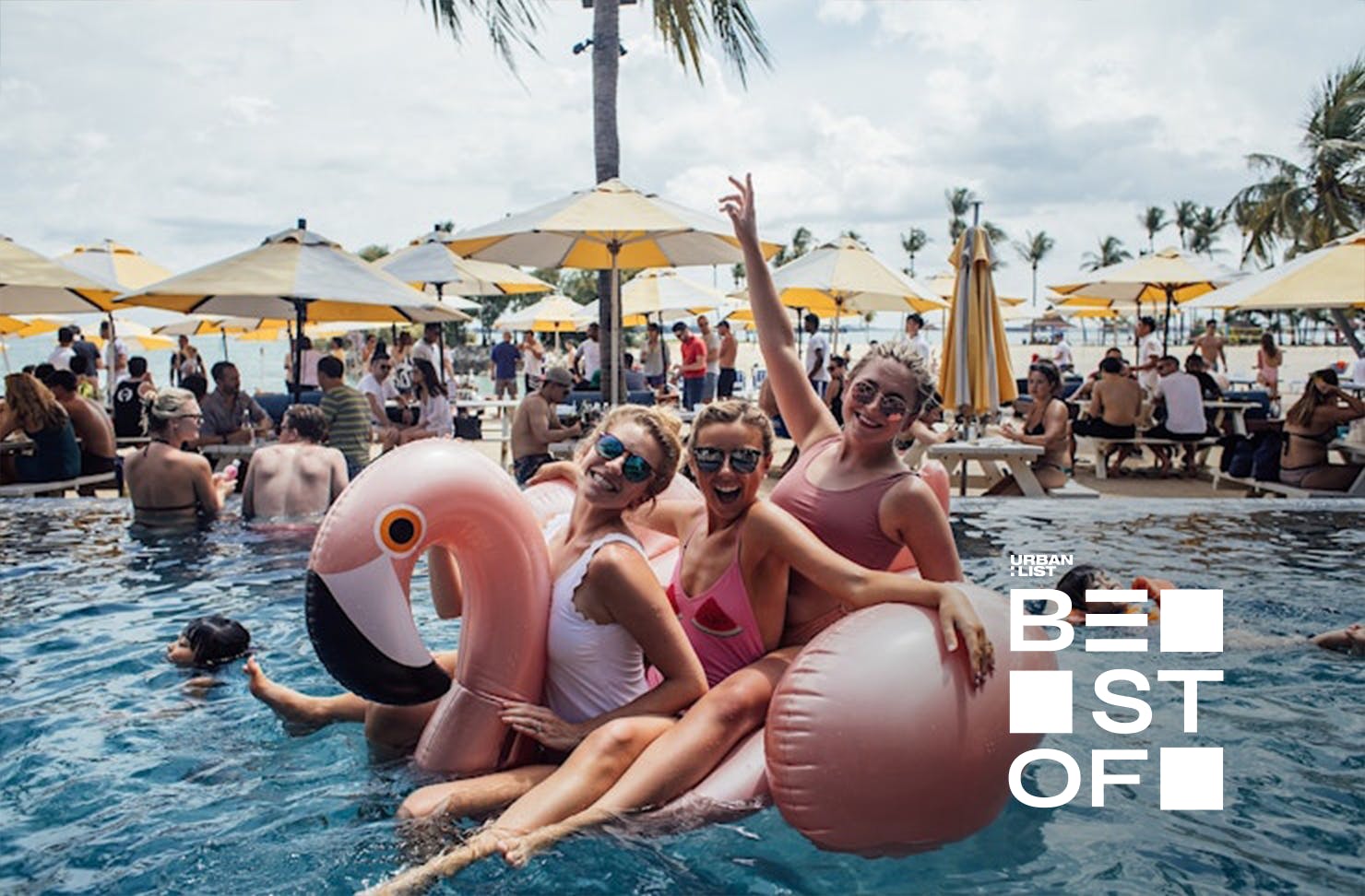 Women at Tanjong Beach Club
