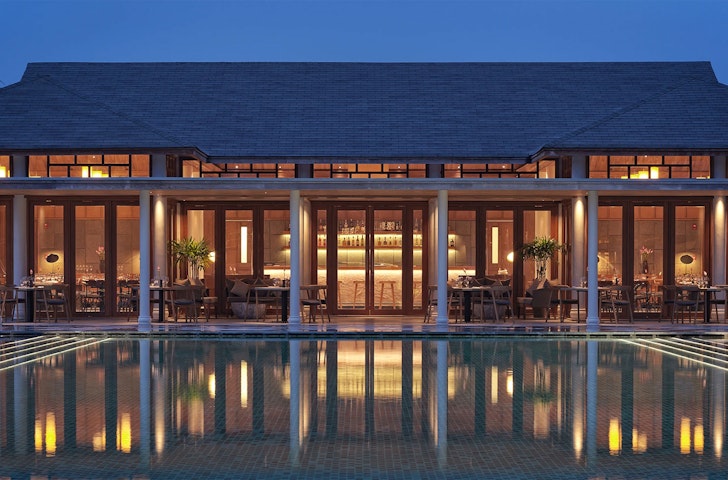 The pool at Azerai Can Tho, one of the best resorts in Vietnam