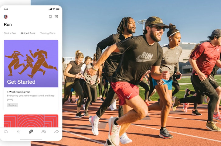 A photo of Nike Run Club, one of the best running apps
