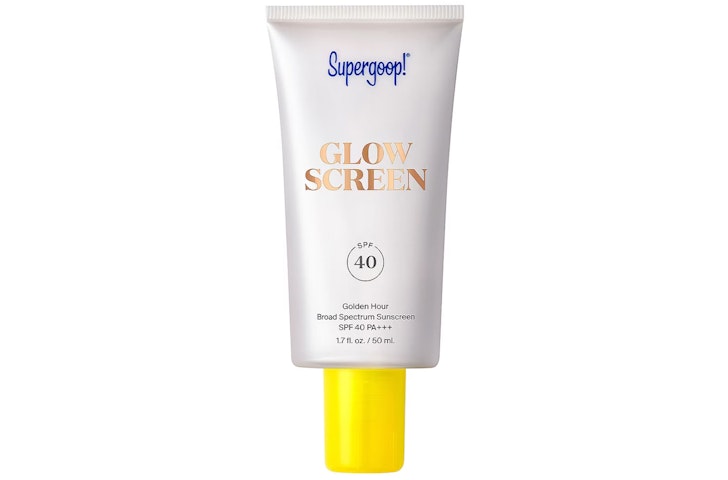 Supergoop Glowscreen SPF 40, one of the best face sunscreens