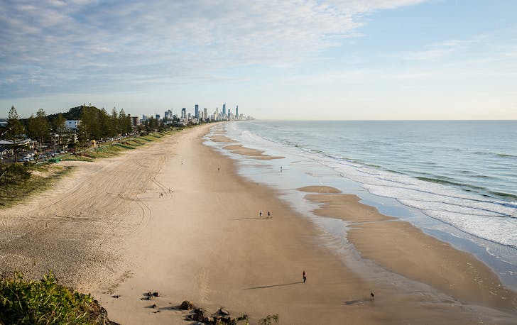 The Gold Coast skyline from North Burleigh Headland