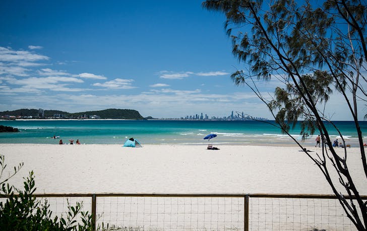 Currumbin Creek, one of the Gold Coast's best beaches