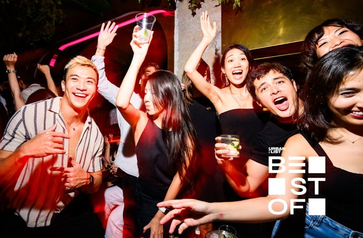 People partying at Behind The Green Door