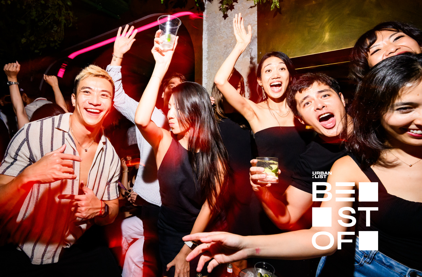 People partying at Behind The Green Door