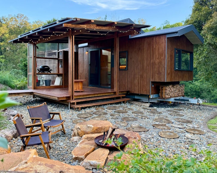 A view of Bidjun tiny home South East Queensland