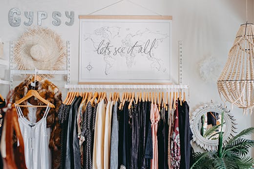 White Bohemian Palm Beach