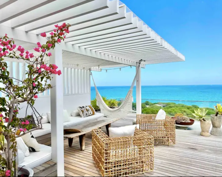 The sea view at Blu Peter Penthouse best WA beach houses