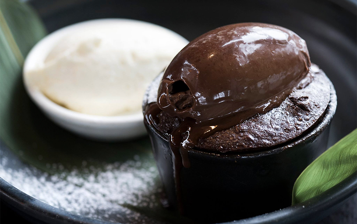 The Choc Pot from the Blue Breeze Inn, one of the best winter desserts in Auckland.