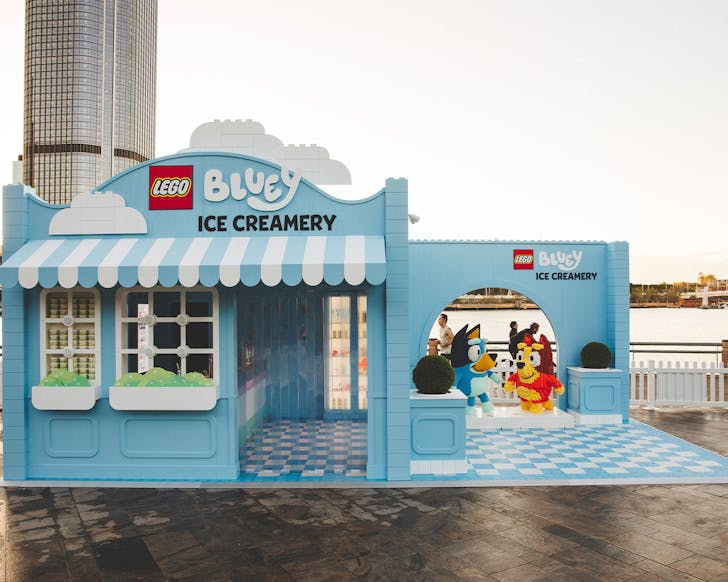 lego bluey ice cream pop up