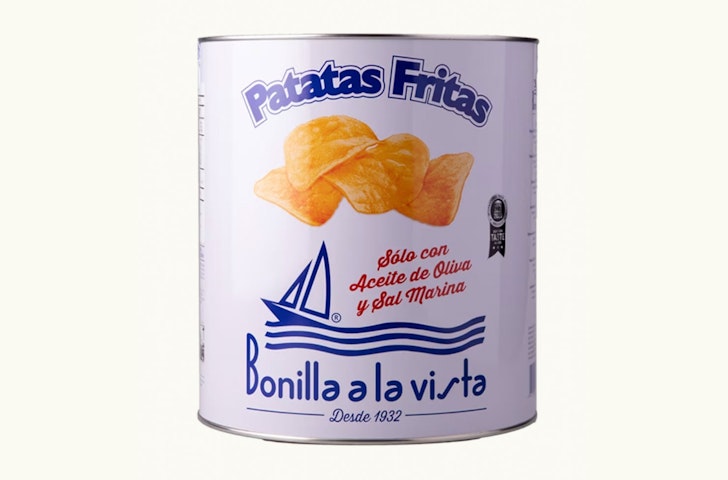 Bonilla A La Vista Chips Tin, one of the best gifts for foodies