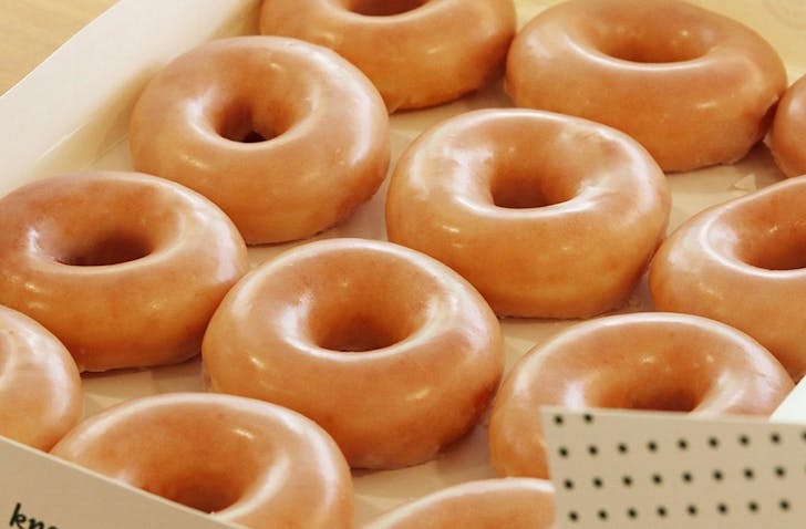 Box of Original Glazed Doughnuts at Krispy Kreme