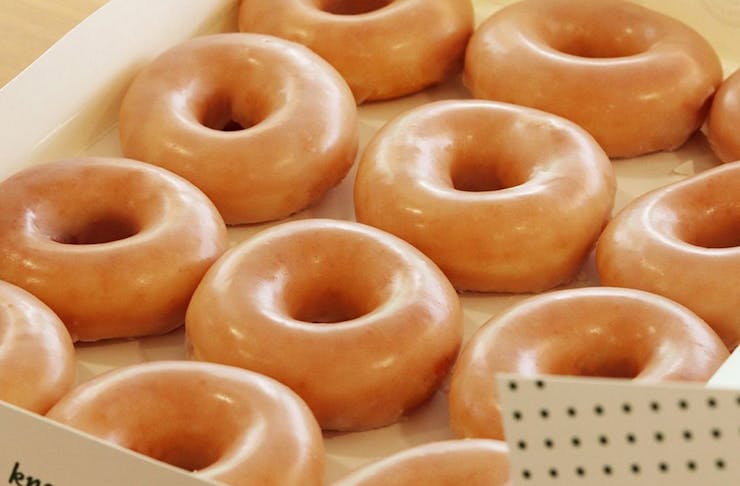 Box of Original Glazed Doughnuts at Krispy Kreme
