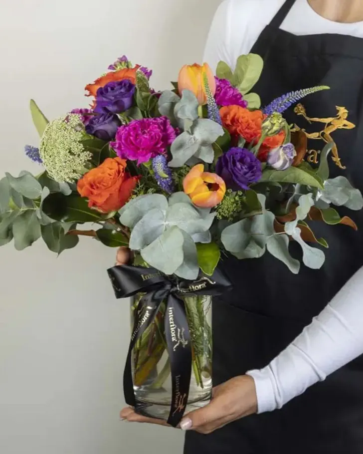 Bright Florist Choice Vase Interflora best flower delivery Brisbane