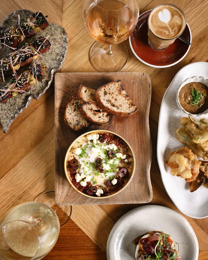 Brunch spread from Open Farm Community