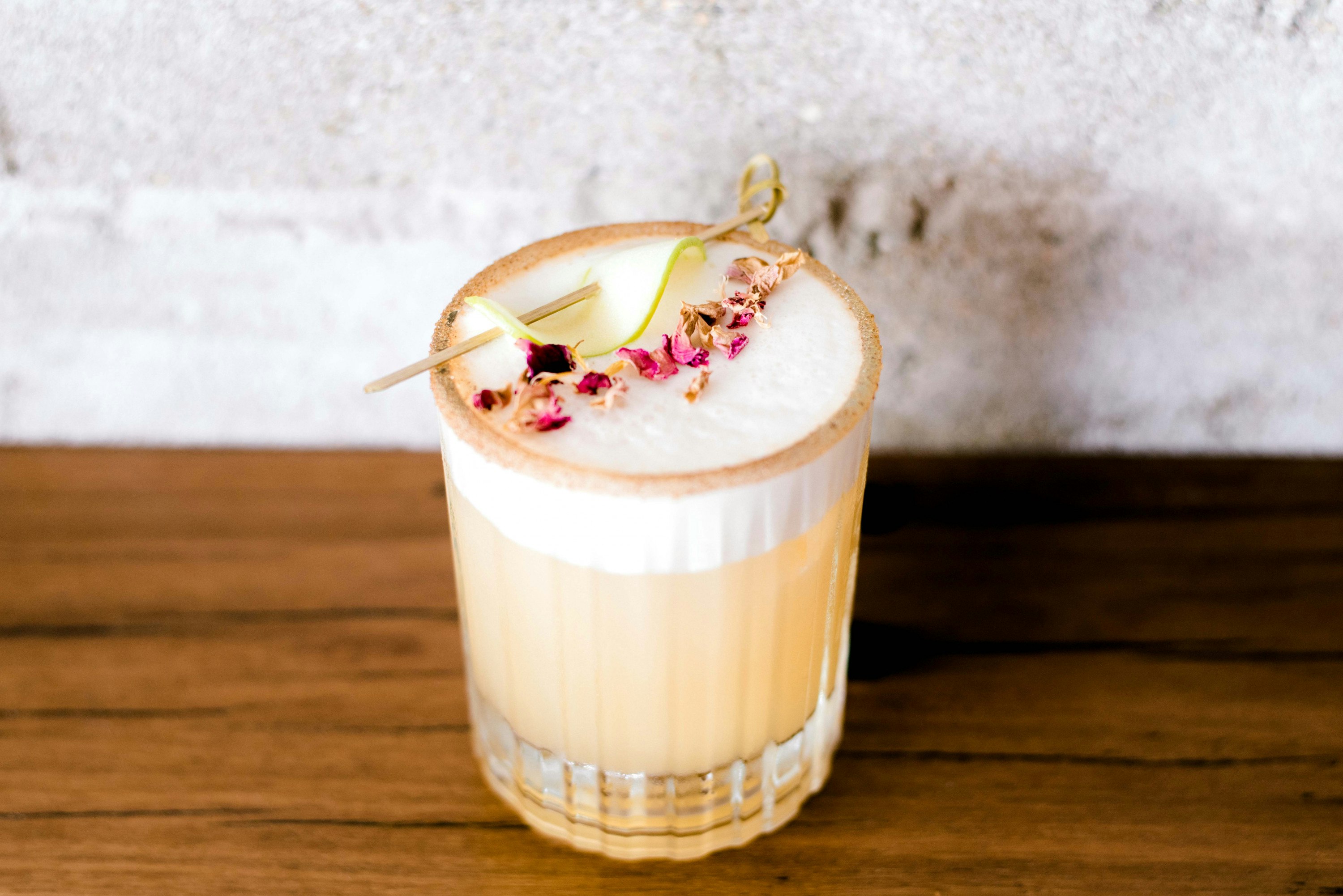a close-up of a cocktail