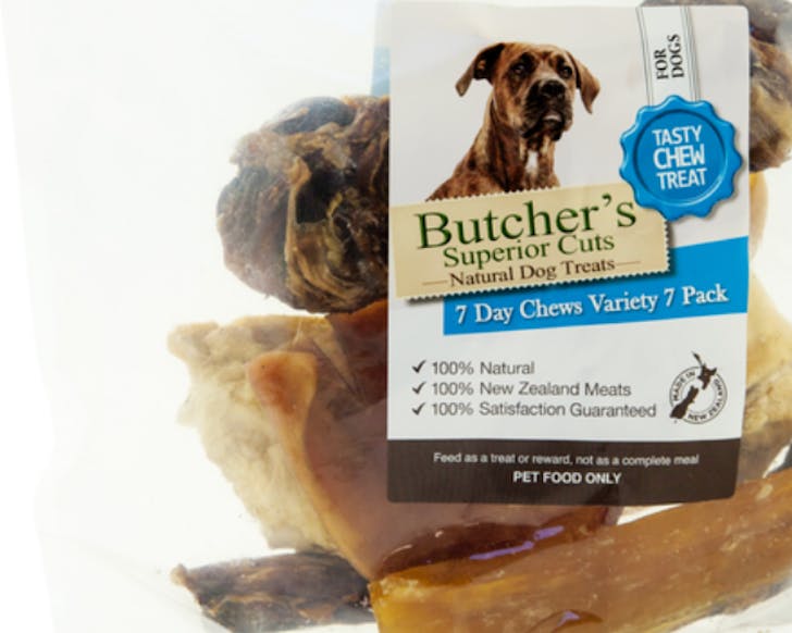 A bag of dog chews for the pup that loves the simple things in life. 