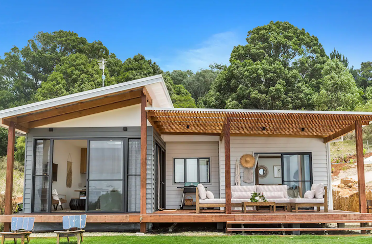 An exterior view of Hinterland Villa one of the best Byron Bay Airbnbs
