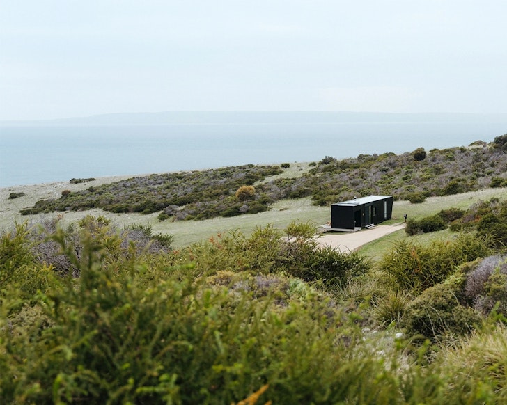 Exterior view of cabin in Kangaroo Island