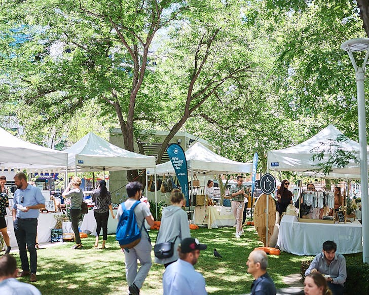 Central Park Christmas Markets in Perth