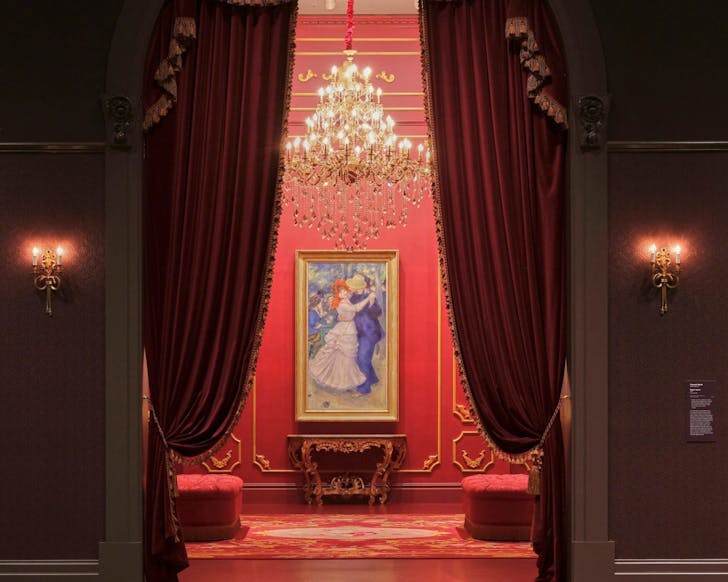Room with art