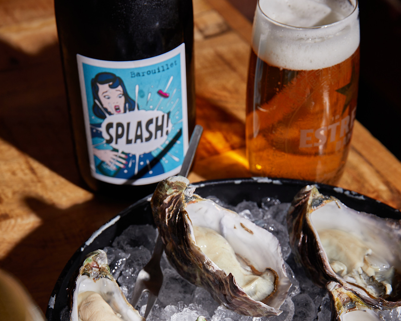 Beer and oysters at Candela, one of the best happy hours in Auckland. 