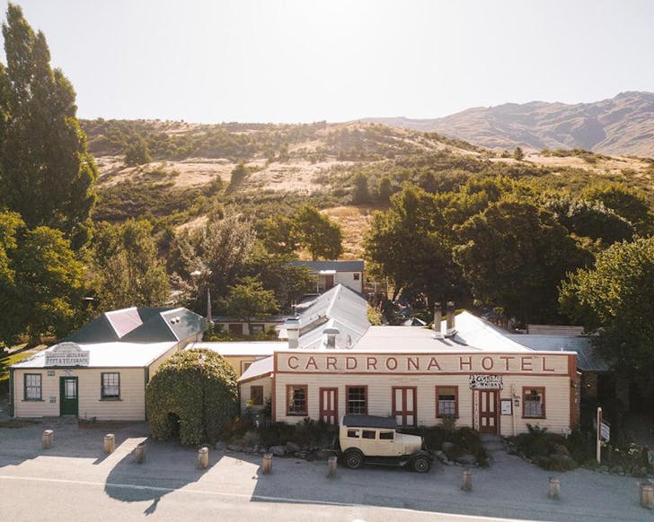 Cadrona Hotel, one of the best weird and wonderful places to stay in New Zealand. 