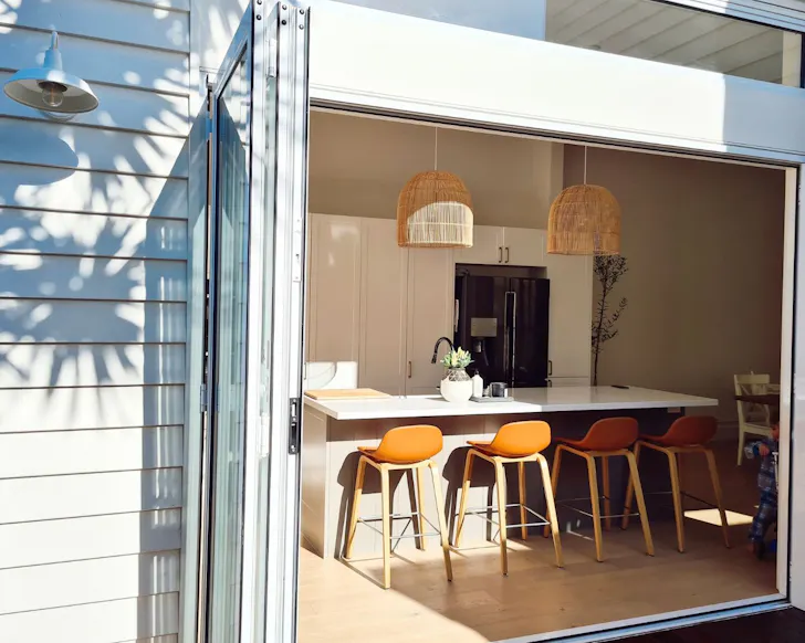 The kitchen at Casa On Clyde best kid-friendly Airbnbs Melbourne