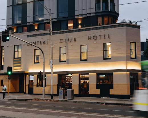 A large pub on a corner. 